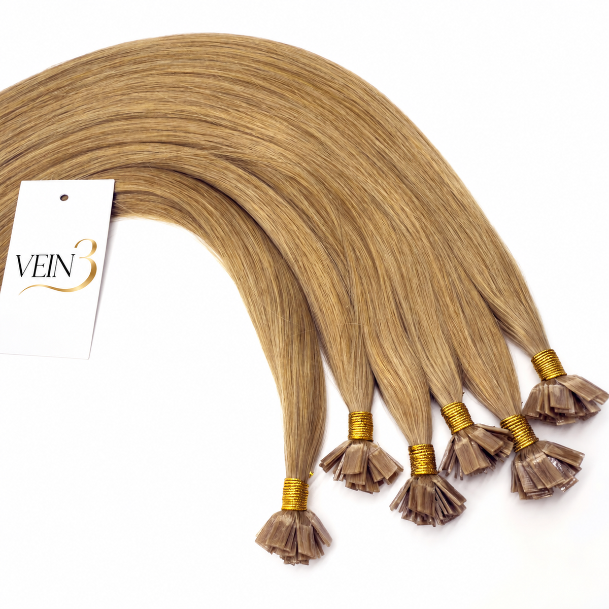 Extensions lisses Remy à kératine plate – 50 mèches, 50 g