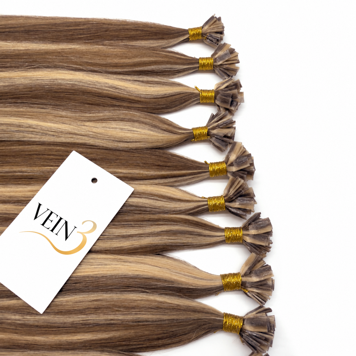 Extensions lisses Remy à kératine plate – 50 mèches, 50 g