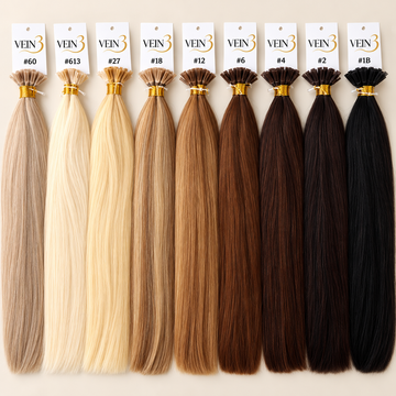 Extensions lisses Remy à kératine plate – 50 mèches, 50 g