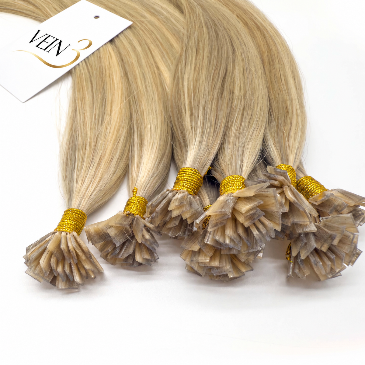 Extensions lisses Remy à kératine plate – 50 mèches, 50 g