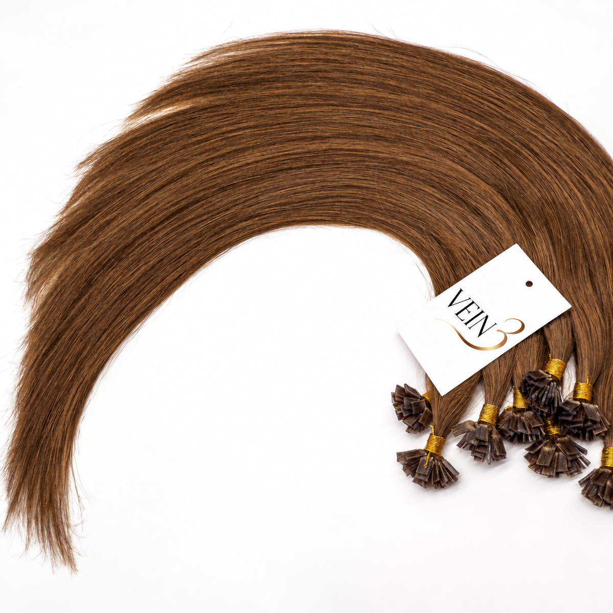 Extensions lisses Remy à kératine plate – 50 mèches, 50 g
