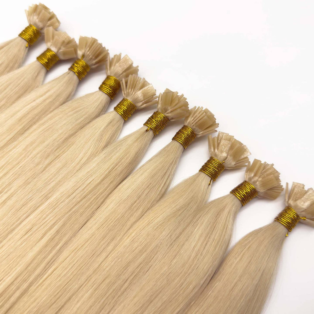 Extensions lisses Remy à kératine plate – 50 mèches, 50 g