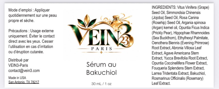 Sérum Bakuchiol Anti-Âge 30 ml | Éclat & Peau Lisse